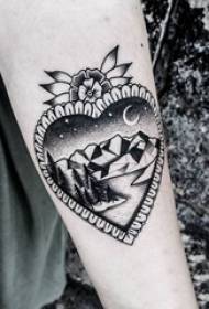 niekoľko čiernych sivých náčrtov tipy na bodnutie kreatívne zábavné jemné tetovanie
