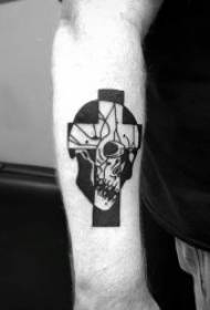 cross tattoo variety of color single cross tattoo picture appreciation