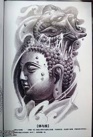 Buddha ja maagilise tätoveeringu muster