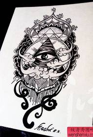 madow iyo caddaan ah tattoo tattoo indhaha ayaa shaqeeya