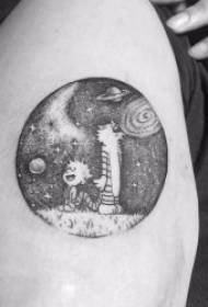 il modello di tatuaggio nero grigio è particolarmente creativo modello di tatuaggio nero e grigio