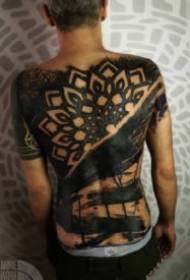 martwy czarny tatuaż 9 ciemny czarny tatuaż działa na uznanie obrazu