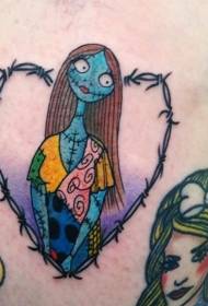 pfudzi ruvara katuni kirisimasi monster mufananidzo tattoo maitiro