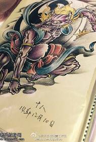 Farge personlighet Aeolus Tattoo Manuskriptmønster