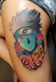 refreŝigantaj blu-verdaj animeaj roluloj kaj aliaj tatuaj ŝablonoj - eksterlande Tattoo Kara Klenk