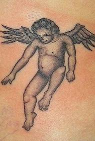 Creative Little Angel Tattoo Նկար Նկար