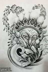 Padrão de tatuagem de Pequim Opera Dasheng