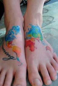 dhowr qaabab biyo biyoodka Qaabdhiska tabaha loo yaqaan 'tattoo tattoo'