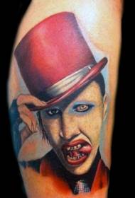 ແຂນ Merlinman ຮູບແບບ tattoo ຮູບສີ tattoo