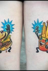 Delicious Tattoo Pattern for Food Tattoo Fast Food Culture