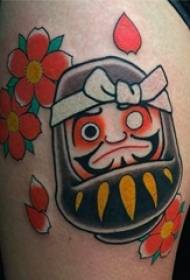 modèle de tatouage de style japonais propre et simple