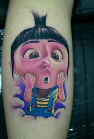 Spirited Dad's Grimace Egly Tattoo Model