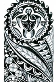 siyah kroki yaratıcı totem güzel dövme dövme el yazması
