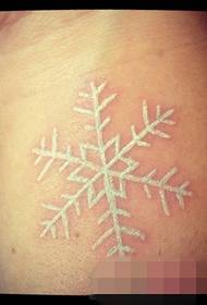 girls favorite white geometric elements simple personality lines invisible tattoo pattern
