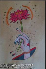 Classic Fentin Hannun Hannu na Hannun Matus Tattoo