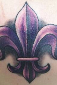 pozadinska boja ljubičasta iris tetovaža uzorak
