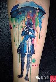 una serie di tatuaggi ad acquerello splash splash funziona