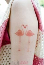 момичета ръка рисувани акварелни скици идеи Хиляди кранове снимки на татуировки
