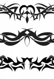 manoscritto tatuaggio linea nera schizzo elemento geometria ali prepotenti totem