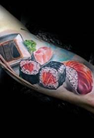 food tattoo people Qhov qab los rau sushi tattoos