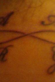 Infinite Friendship Symbol Black Tattoo Pattern  155787 - Heart and vine black line tattoo pattern