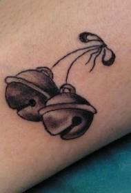 modello tatuaggio campana nera