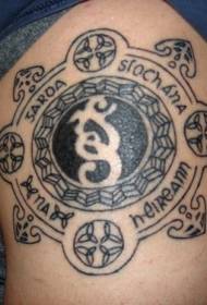 Arm Nordic Totem Tattoo Pattern