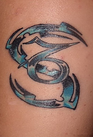 Tatuaggio semplice con personalità a 12 costellazioni