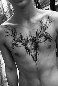 bellissimo modello di tatuaggio stile schizzo nero 155976 - semplice modello di tatuaggio croce nera spessa