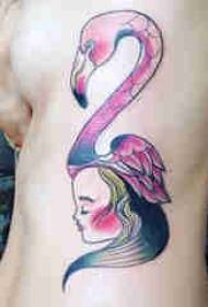 maalattu tatuointi erilaisia minimalistisia viiva tatuointi luonnos Väri tatuointi kuvio