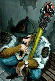 много добър модерен материал за татуировки Sun Wukong
