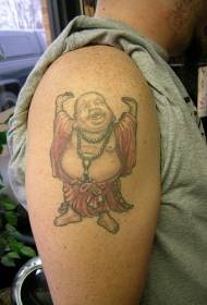 Ručno crveni uzorak za tetovažu Maitreje