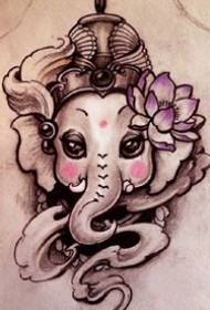 I-Animal Tatoo - I-tattoos ezi-6 ezilungileyo kakhulu ze-157018-9 umzobo ochanekileyo we-Buddha Buddha tattoo