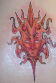 pola tato sun god totem sun god totem