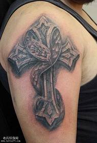 Arm Cross Tattoo Patroon