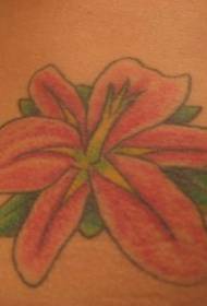 foto tatuaggio giglio color spalla