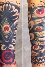Tattoo crtani višebojni oslikani tattoo skica crtani uzorak tetovaža