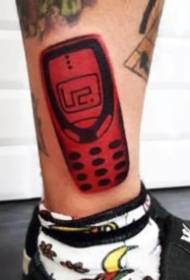 18 rote europäische und amerikanische kreative Tattoo-Bilder