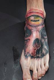 pola tato tengkorak menakutkan menakutkan