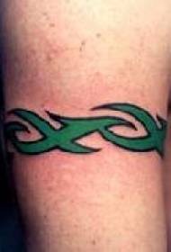 motif de tatouage bracelet bracelet tribal vert