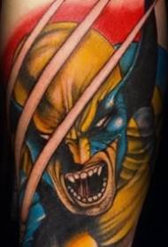 Pola Tattoo Corak Pahlawan Kaya Corak Tattoo Wolverine Seri X-Men