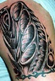 Black Perséinlechkeet Totem Tattoo Muster