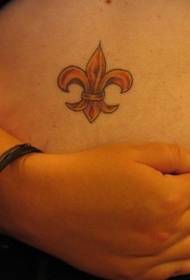 женски цвят на корема апендикс символ татуировка модел