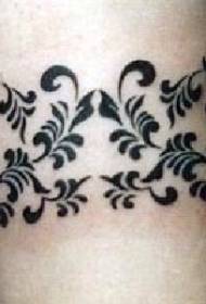 чорний племінних лоза браслет татуювання візерунок