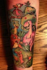 varietà di tatuaggi dei cartoni animati di colore tatuaggio schizzo modello di tatuaggio dei cartoni animati