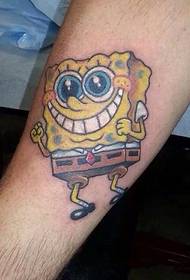 Model de tatuaj drăguț SpongeBob