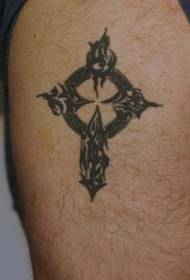 племенски стил црни узорак тетоважа