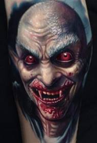 Tatuaggi terroristici Varietà di modelli di tatuaggi horror di schizzo di tatuaggio di colore