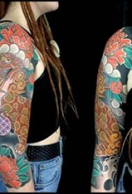 Japannese tatoeëermerk verskillende eenvoudige tatoeëringskleure Japannese tradisionele tatoeëringspatroon 156172-Shantou tatoeëring Verskeie geverfde tatoeëringsketse vir Taro-tatoeëerfatrone