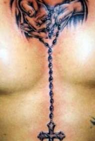 Chest Black Addini Tattoo Tsarin Haraji